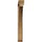 Ekena Millwork Thorton Traditional Rough Sawn Bracket w/ Offset Brace, Western Red Cedar, 6"W x 48"D x 48"H BKT0604X48X48THR01RWR - alternate 3